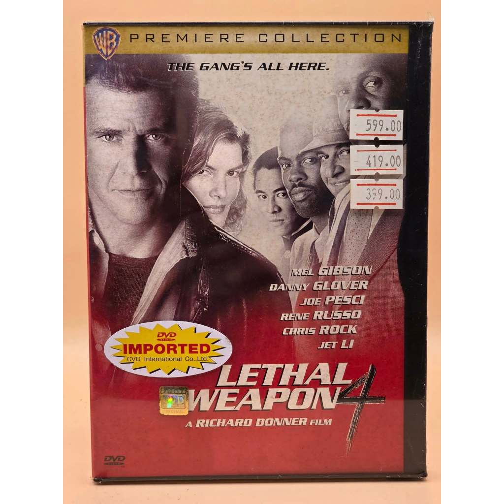 Lethal Weapon 4 ซับไทย : DVD ดีวีดี หนัง แผ่นแท้ มือ 1   บรรยายไทย  11667