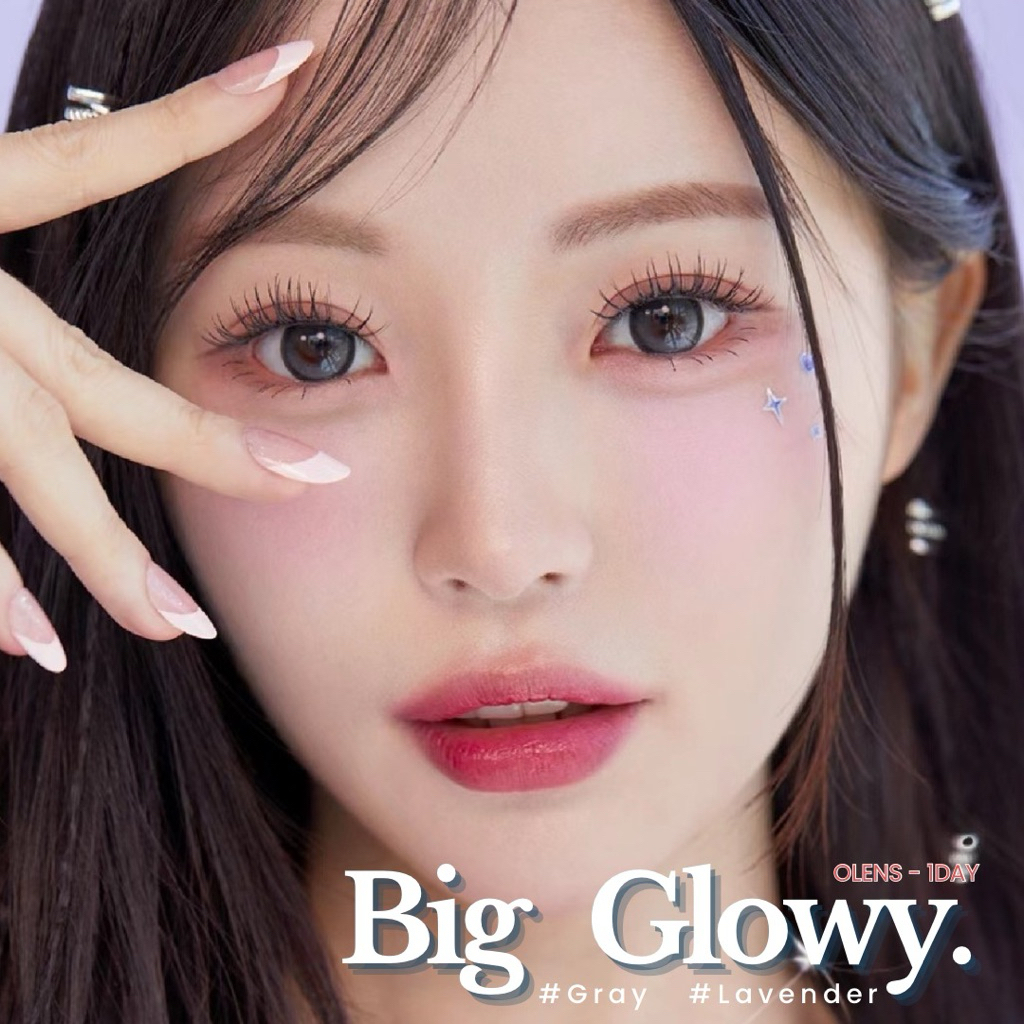 💫🫧 New❗️ (รายวัน/ยกกล่อง5คู่) OLens-Big glowy คอนแทคเลนส์เกาหลีรายวันพร้อมส่ง มีสายตาปกติและค่าสายตา