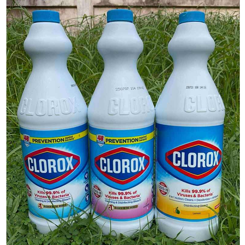 clorox bleach total disinfects cleans ขนาด 1ลิตร