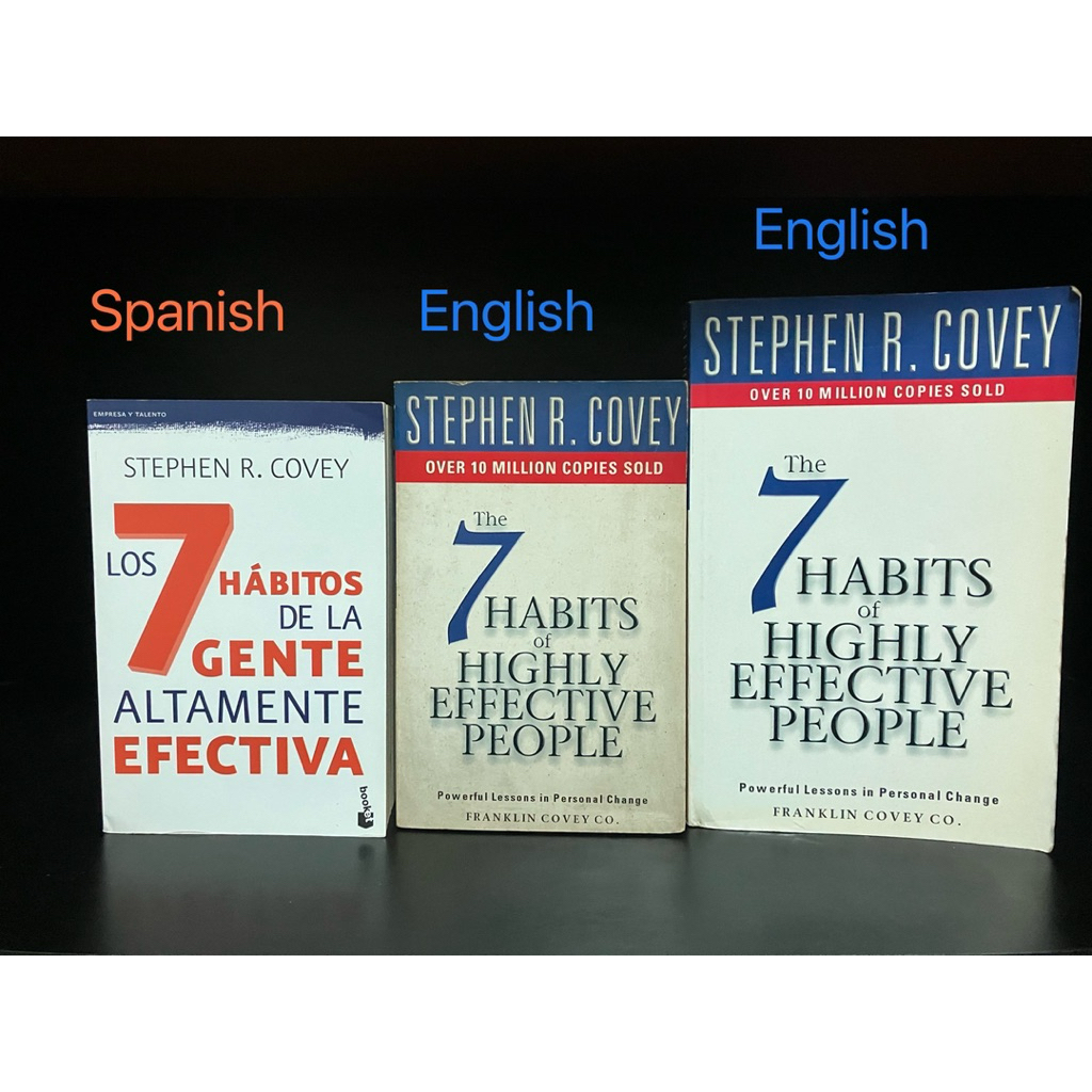 มือสอง Used  | Los 7 Habitos de la Gente Altamente Efectiva (Spanish), The 7 Habits of Highly Effect