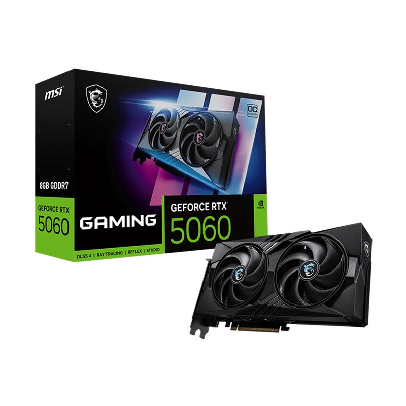 VGA (การ์ดแสดงผล) MSI GEFORCE RTX 5060 8G GAMING OC - 8GB GDDR7