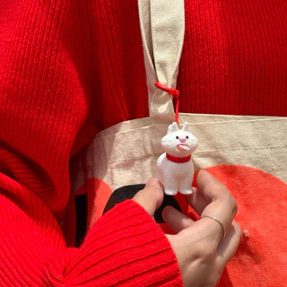 licky cat keychain พวงกุญแจแมวเลีย ลิ้นขยับได้ (hue original ของแท้) พร้อมส่ง