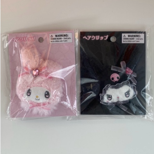 กิ๊บติดผม มายเมโลดี้ คุโรมิ พร้อมส่งในไทย Anniversaries MyMelody 50 years & Kuromi 20 years