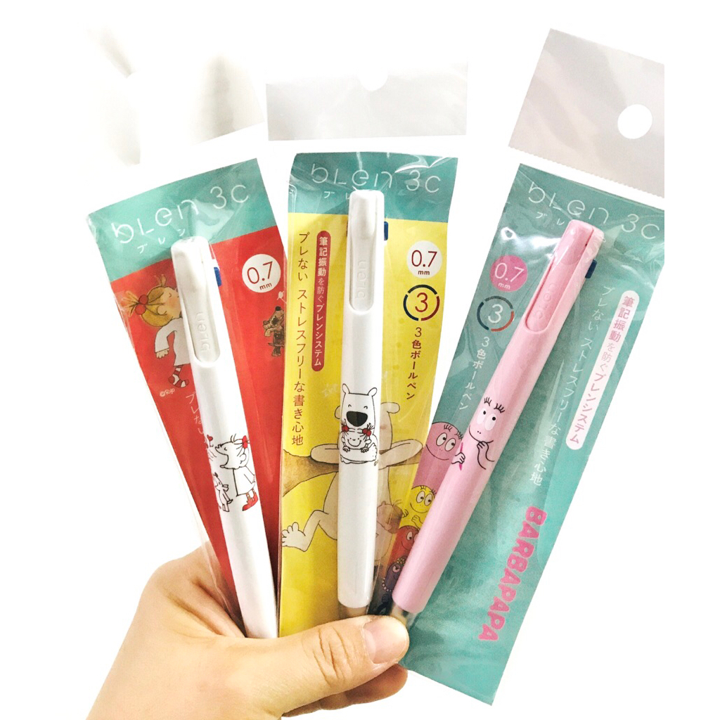 ปากกา Zebra Blen 3C Barbapapa & COCO
