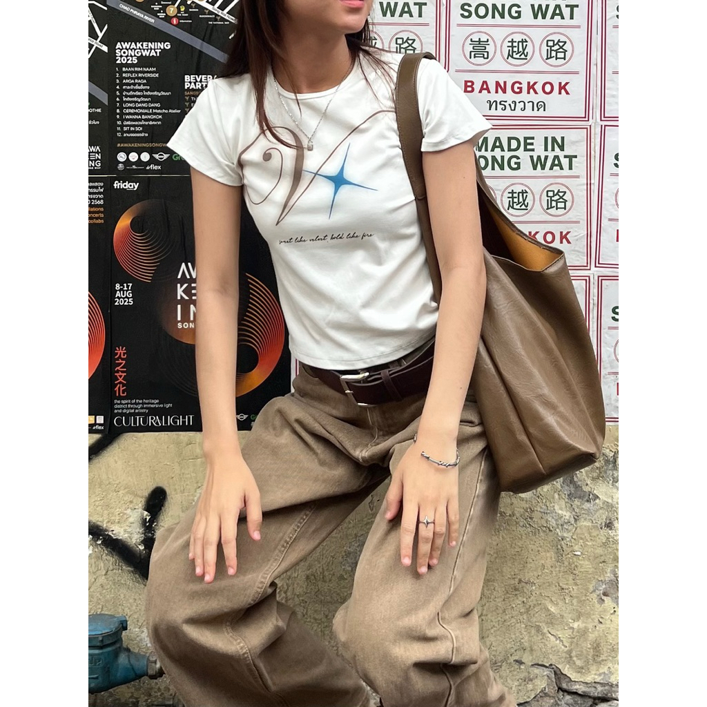 VELVETDOTS Vplus(V+) Baby tees