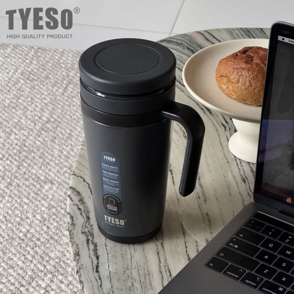 แก้วกาแฟTYESOแท้ แก้วเก็บความเย็นและร้อน เก็บอุณหภูมิ500ml