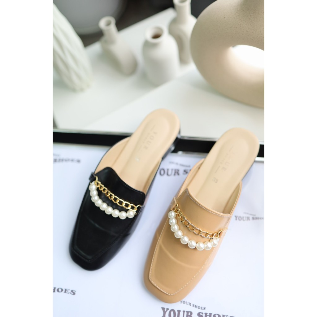 YOURSHOES K4 / Mary Jane Shoes รองเท้าแมรี่เจน รองเท้าคัทชูบัลเล่ต์