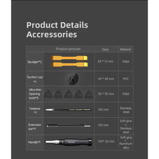 ชุดไขควงเอนกประสงค์ JAKEMY JM-8183 Precision Screwdriver Toolbox 145 in 1 With Accessories