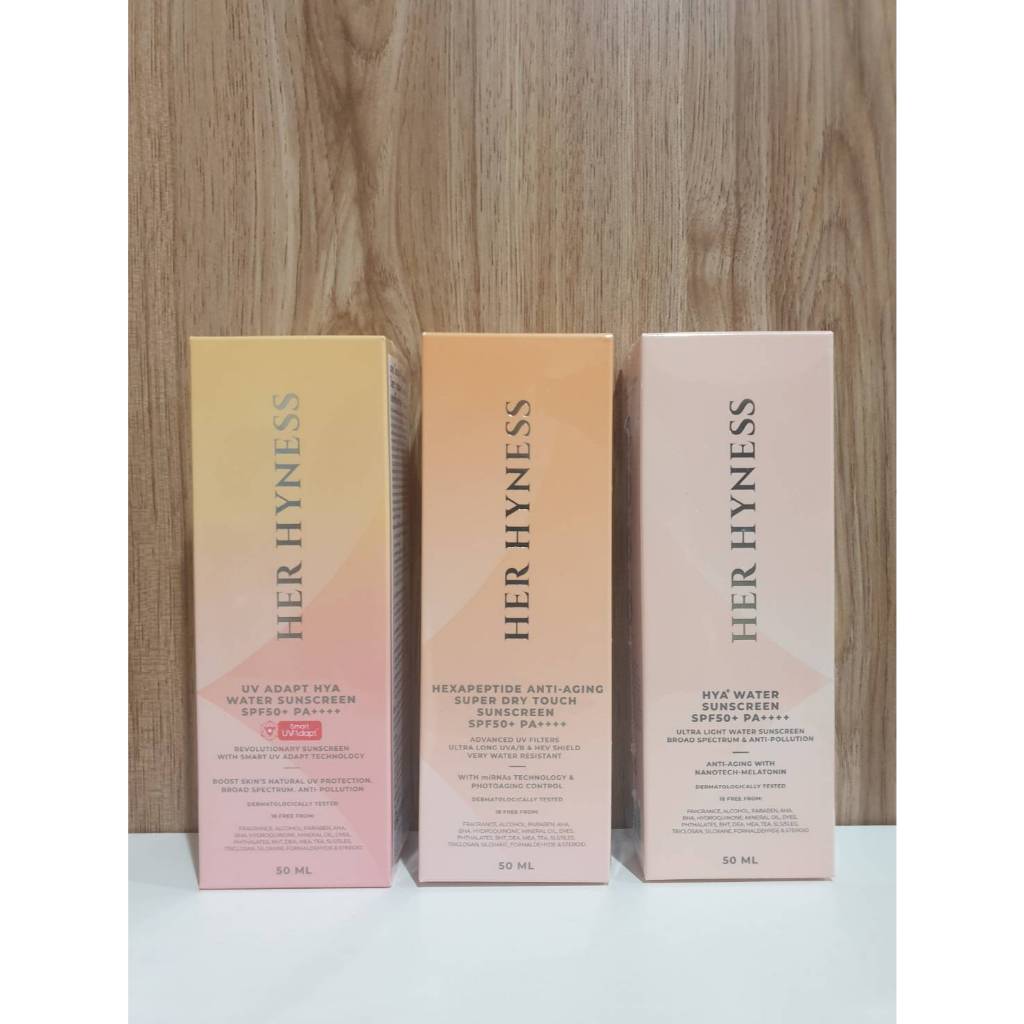 HER HYNESS HYA+ WATER SUNSCREEN SPF50+ PA++++ 50ML
