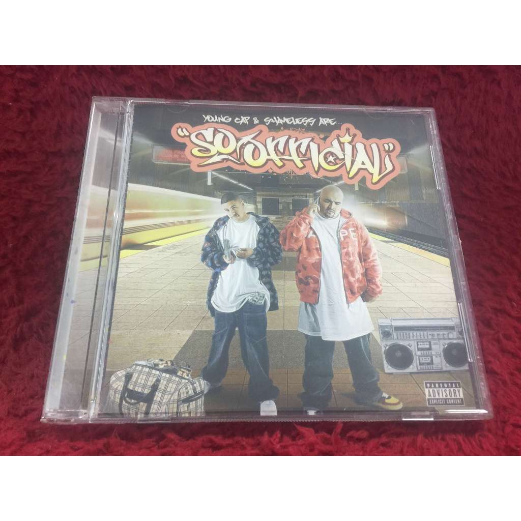 CD เพลงสากล Young Cap , Shameless – So Official สภาพตามรูปปก ZA105-36