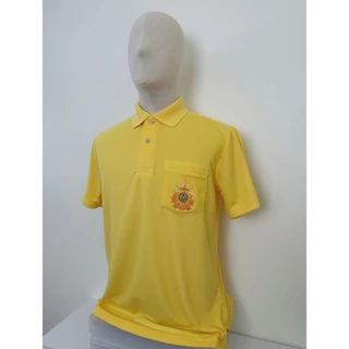 ร้อมส่ง🔥 เสื้อเหลืองปักตรา ผ้าดี ใส่สบาย ผู้ชาย
