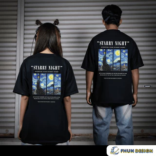FhunDesign เสื้อยืดโอเวอร์ไซส์ลาย Siam Starry night คอลเลกชั่น Siam starry night (ลิขสิทธิ์แท้100%)