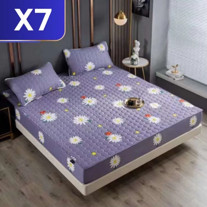 Dbedding ชุดผ้าปูที่นอน 6 ฟุต/5 ฟุต/3.5 ฟุต รุ่นผ้าคอตตอนซาติน thumbnail 5