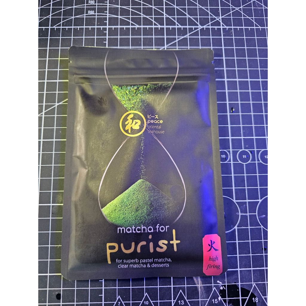 Peace 和 oriental teahouse ผงชาเขียวมัทฉะ 100% Matcha