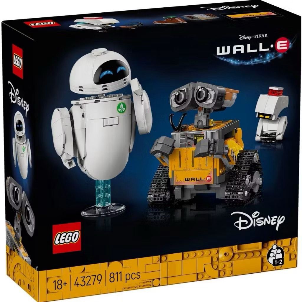 LEGO Disney 43279 WALL-E and EVE สินค้าใหม่ สินค้าพร้อมส่ง ของแท้ 100%