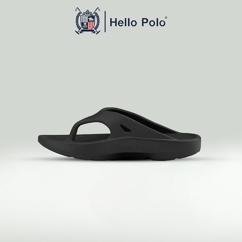 Hello Polo รองเท้าแตะผู้ชาย รองเท้าแตะส้นแบน พื้นหนา กันลื่นและทนทาน สลิปเปอร์นุ่มๆ รองเท้านิ่มเหมือนเหยียบอึ HP8002