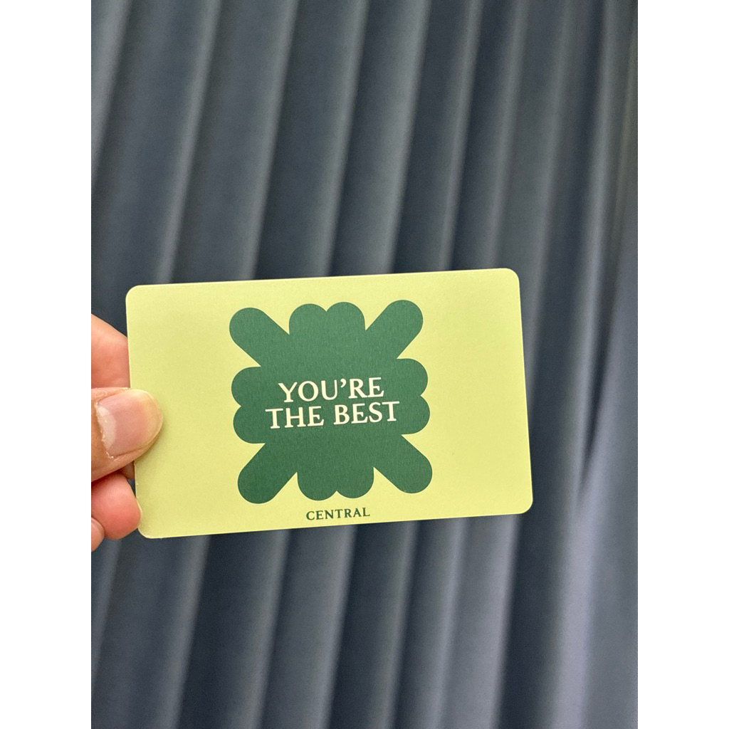 บัตรของขวัญ CENTRAL Gift Card “You’re the Best” มูลค่า 5,000 บาท (หมดอายุ 2029) | มี 1 ใบเท่านั้น
