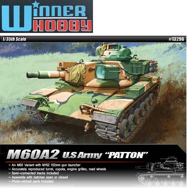 Academy 13296 U.S. ARMY M60A2 PATTON scale 1/35