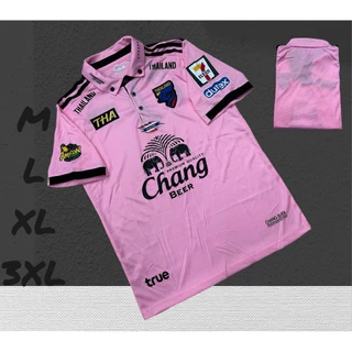 เสื้อบอลเสื้อกีฬามีแค่เสเสื้อผ้านิ่มเย็นใส่สบายขนาดไซร้M L XL 3xLราคาถูก