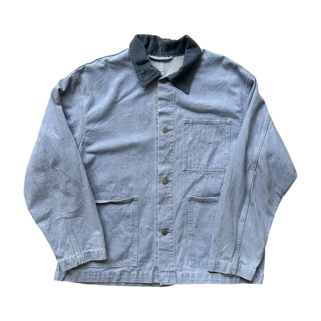 “ GU DENIM COVERALL JACKET “ 🇯🇵