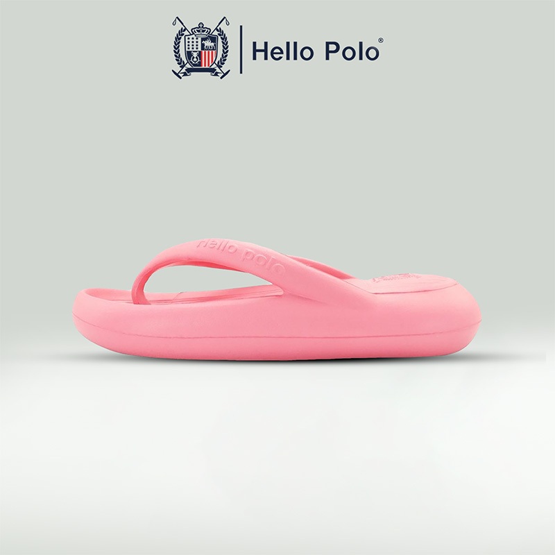 Hello Polo ลำลอง รองเท้าแตะผู้หญิง รองเท้าแตะคีบ  พื้นหนาพื้นหนา กันลื่น ทนต่อการสึกหรอ รองเท้านิ่มเหมือนเหยียบอึ HP8022