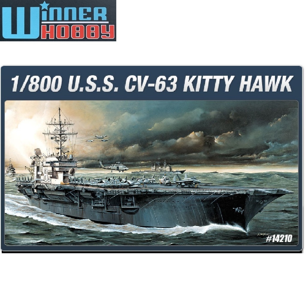Academy 14210 U.S.S. CV-63 KITTY HAWK 1/800