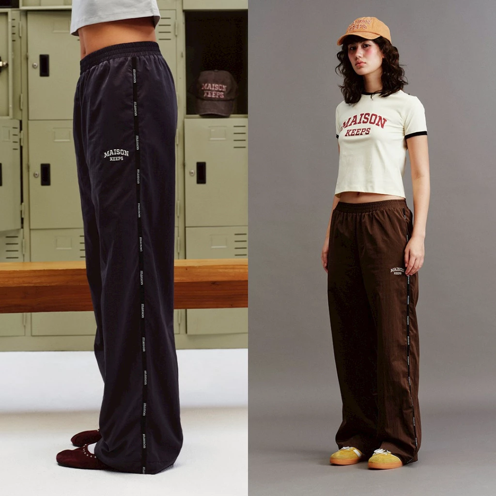 maison KEEPS | Ace Track Pants | กางเกงวอร์ม ขายาว ใส่ได้ทั้งเอวกลางและต่ำ