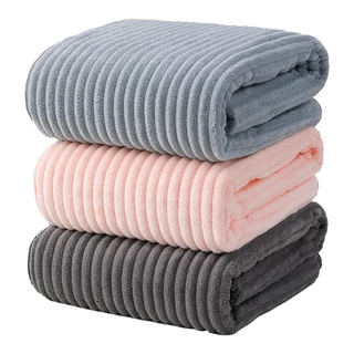 Phurinn LuxeDry Towel ผ้าเช็ดตัวริ้วใหญ่ หนานุ่ม ซับน้ำดี แห้งไว ไม่เป็นขุย ขนาด 70x140cm