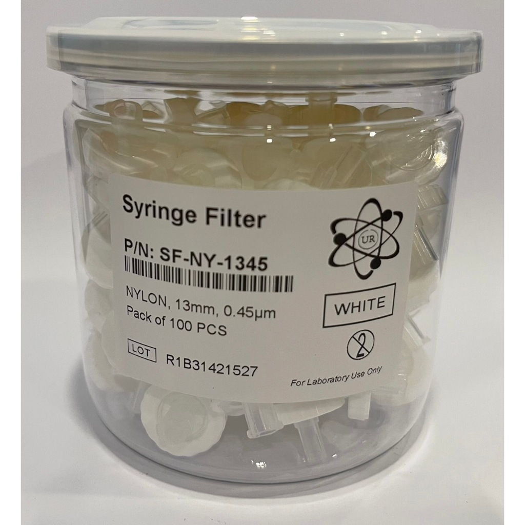Syringe Filter Nylon 13 mm 0.45 um (100/pk)