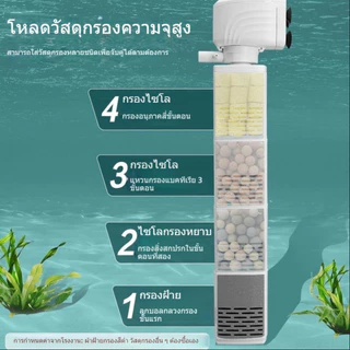 WK ปั๊มกรองตู้ปลา 3-in-1 แบบเงียบ เครื่องเติมอากาศออกซิเจนในตู้ปลา ปั๊มลมตู้ปลา เครื่องเปลี่ยนน้ำ เครื่องสร้างคลื่น 220v