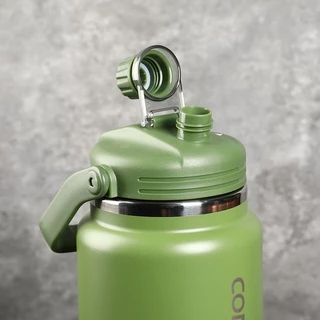 กระติกน้ำ เย็นขนาดใหญ่ 2.8L/4L เก็บความเย็นนาน สแตนเลส304 กระบอกน้ำเก็บอุณหภูมิความร้อน T01254
