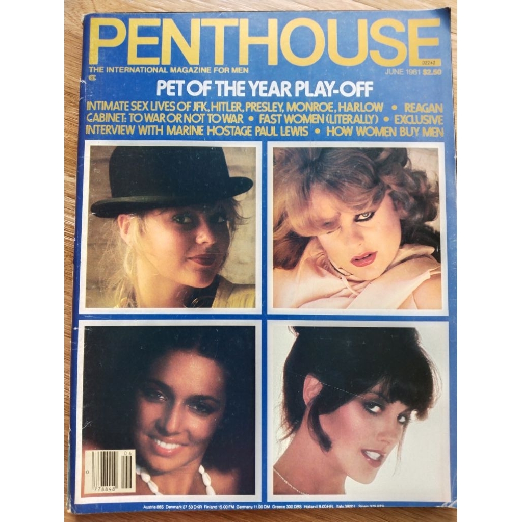 หนังสือหายาก เก่า สะสม ได้มาไม่เคยเปิดอ่าน penthouse playboy etc.