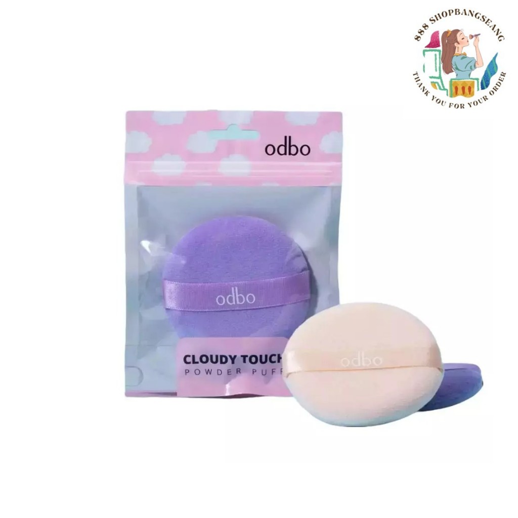 พัฟแต่งหน้า โอดีบีโอ ODBO Cloudy Touch Powder Puff OD8073