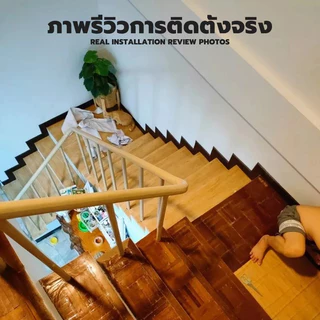 วอลเปเปอร์ติดพื้นPVC สติ๊กเกอร์ติดพื้น วอลเปเปอร์ลายไม้ ขนาด60*300CM วอลเปเปอร์ติดพื้น กันน้ำกันลื่น ทนทาน มีกาวในตัว