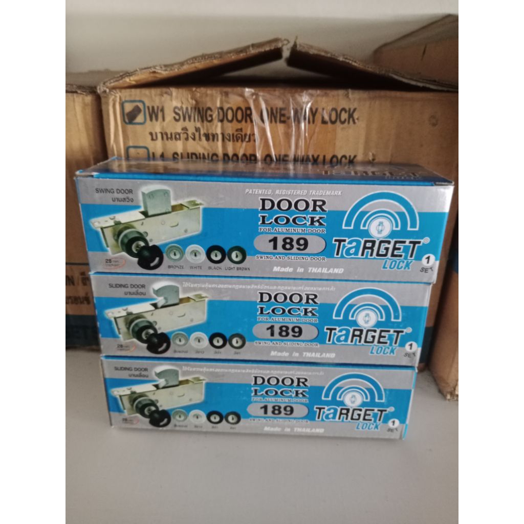 กุญแจบานสวิง target สีดำ ของแท้จากโรงงาน