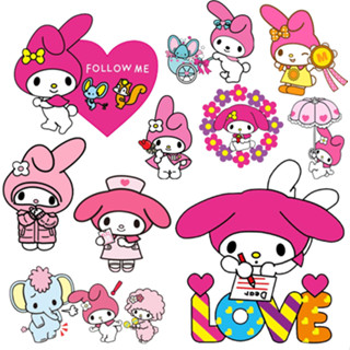 ตัวรีดการ์ตูนสุดฮิต 🥰 Sanrio Kuromi เช็ต 2 ขนาด 5 CM สติกเกอ…