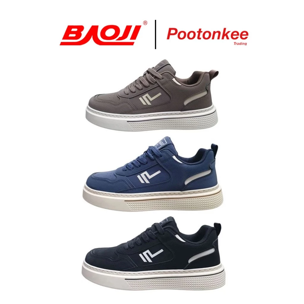 BAOJI รุ่น BRM 1013 บาโอจิ รองเท้าผ้าใบ รองเท้าไลฟ์สไตล์ผู้ชาย