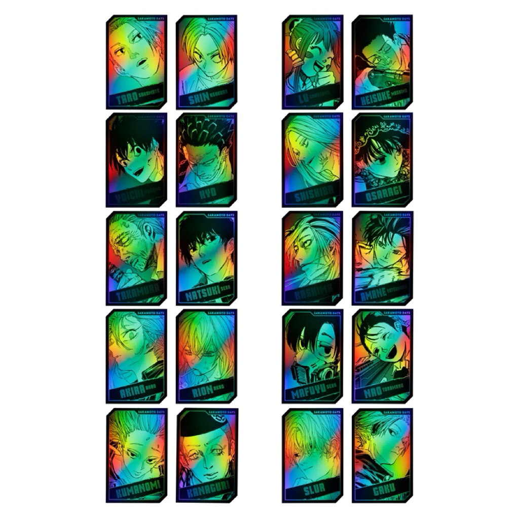(พร้อมส่ง) SAKAMOTO DAYS ซองสุ่มการ์ดอนิเมะซากาโมโต้เดย์ jumpshop 1ซองจำนวน2ใบ สะสม20แบบ