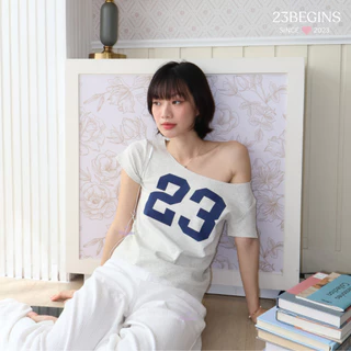 (Pre บางสีบางไซส์) Cotton Off Shoulder เสื้อปาดไหล่ผ้าคอตตอน 100% (862)