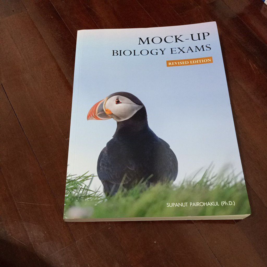 ชื่อหนังสือmock up biology exam หนังสือสภาพ 95% ไม่มีไฮไลท์ไม่มีรอยขีดเขียน