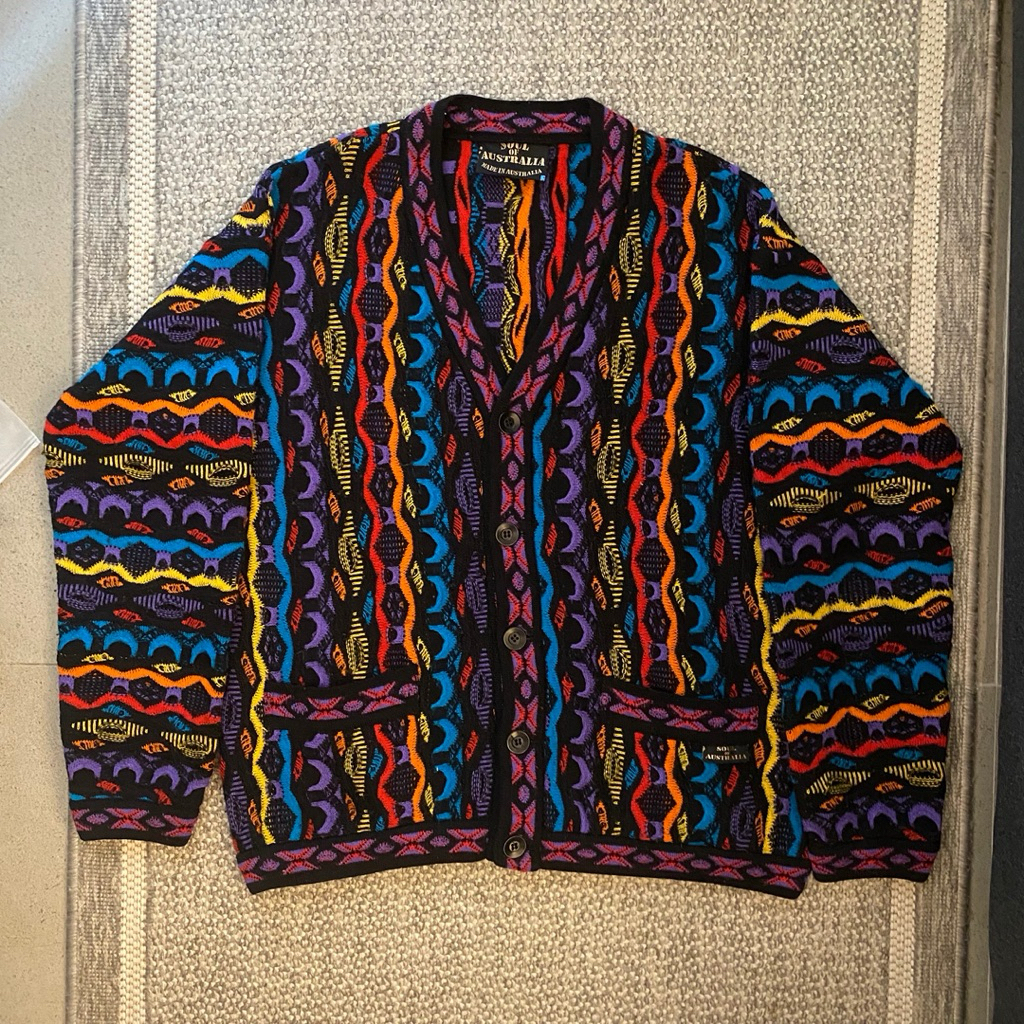 Rare find! Coogi 3D knit sweater (Soul of Australia) สีสวย สภาพดี