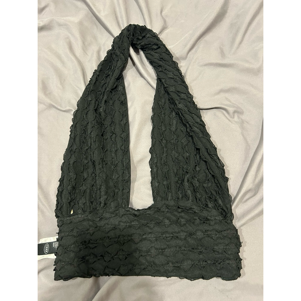 เสื้อผูกคอสีดำCiderไม่เคยใส่