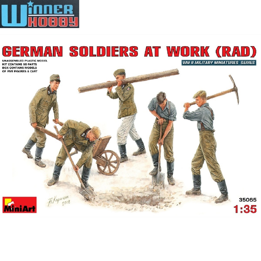 MiniArt 35065 German Soldiers at Work (RAD) 1/35