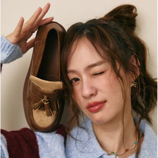 MINX รุ่น Wynn grace รองเท้าโลฟเฟอร์(loafer) พื้นนิ่ม ทรงสวย ประดับพู่ minxshoes