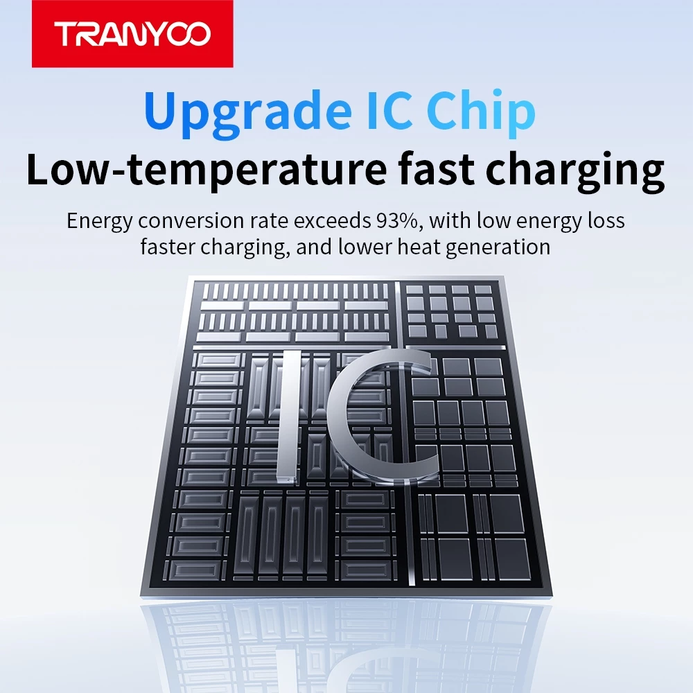 TRANYOO charger ชุดชาร์จเร็ว 20W พร้อมสายชาร์จ; รองรับการชาร์จในอุณหภูมิต่ำ thumbnail 3