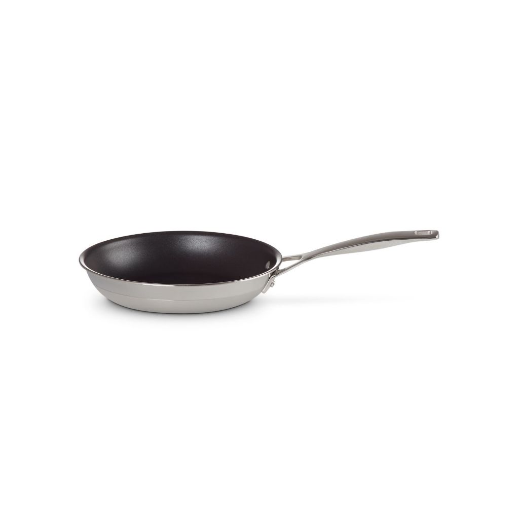 กระทะสแตนเลสมีด้ามจับ Triply 20x4cm Frying Pan Nonstick