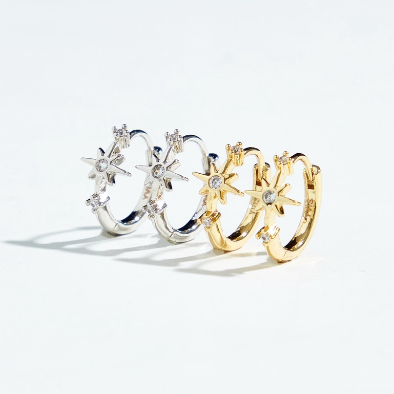 YVIS Judy Gem Hoop Earring