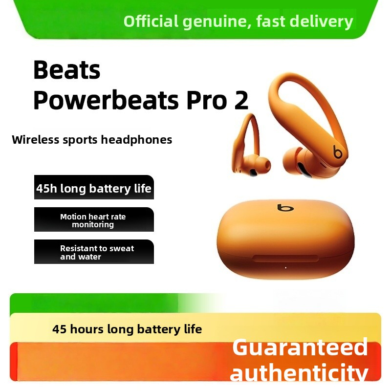 Beats Powerbeats Pro II high-performance Bluetooth active noise-cancelling sports earbuds hanging he