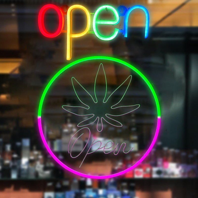 ป้าย Open Led ป้ายไฟLED ป้ายไฟนีออน LED สว่างพิเศษ ป้ายไฟ open LED Neon Sign เหมาะสำหรับห้องนอน Living Shop ร้านกาแฟบาร์