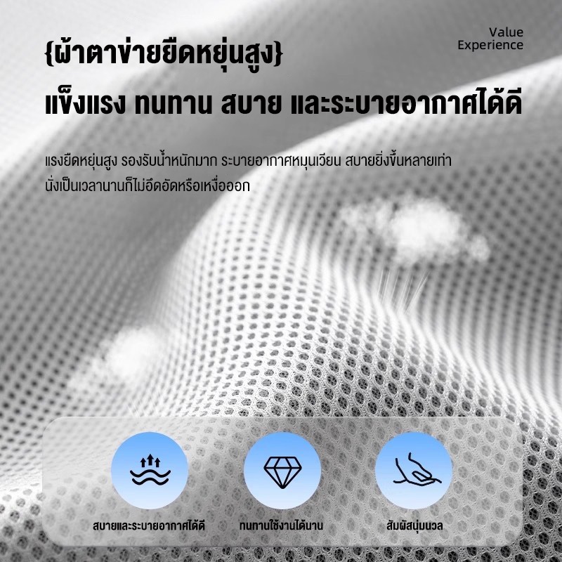 ฟังก์ชั่นหลากหลาย ปรับระดับ เก้าอี้สำนักงาน ขนาดสินค้า49*43*103cm ปรับระดับความสูง 95-103ซม ด้วยระบบไฮโดลิค Office Chair - รูปที่ 3